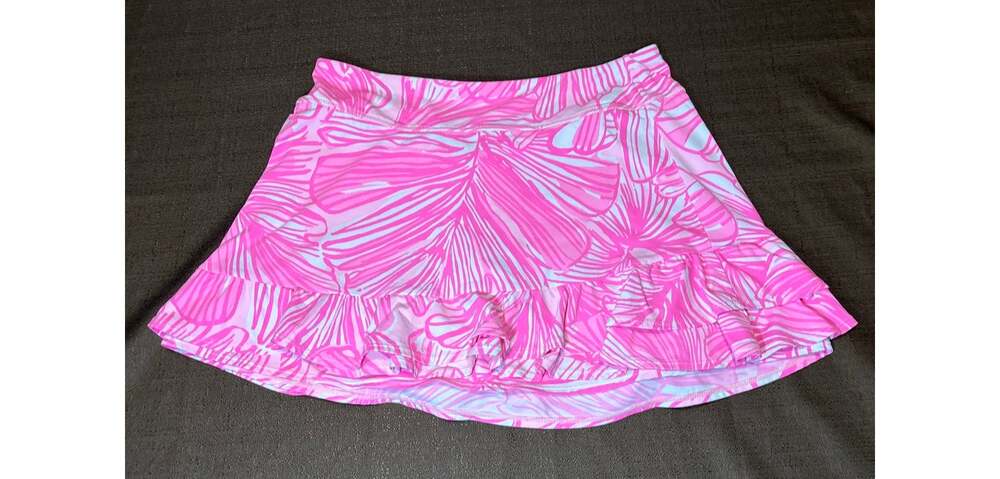 Lilly Pulitzer UPF 50+ Luxletic athletic skort Tropical Print- "Annora" Size S